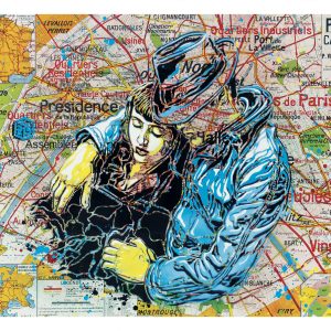 C215 - Couple endormi, Paris