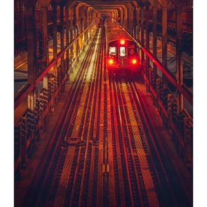 J Train On Williamsburg Bridge